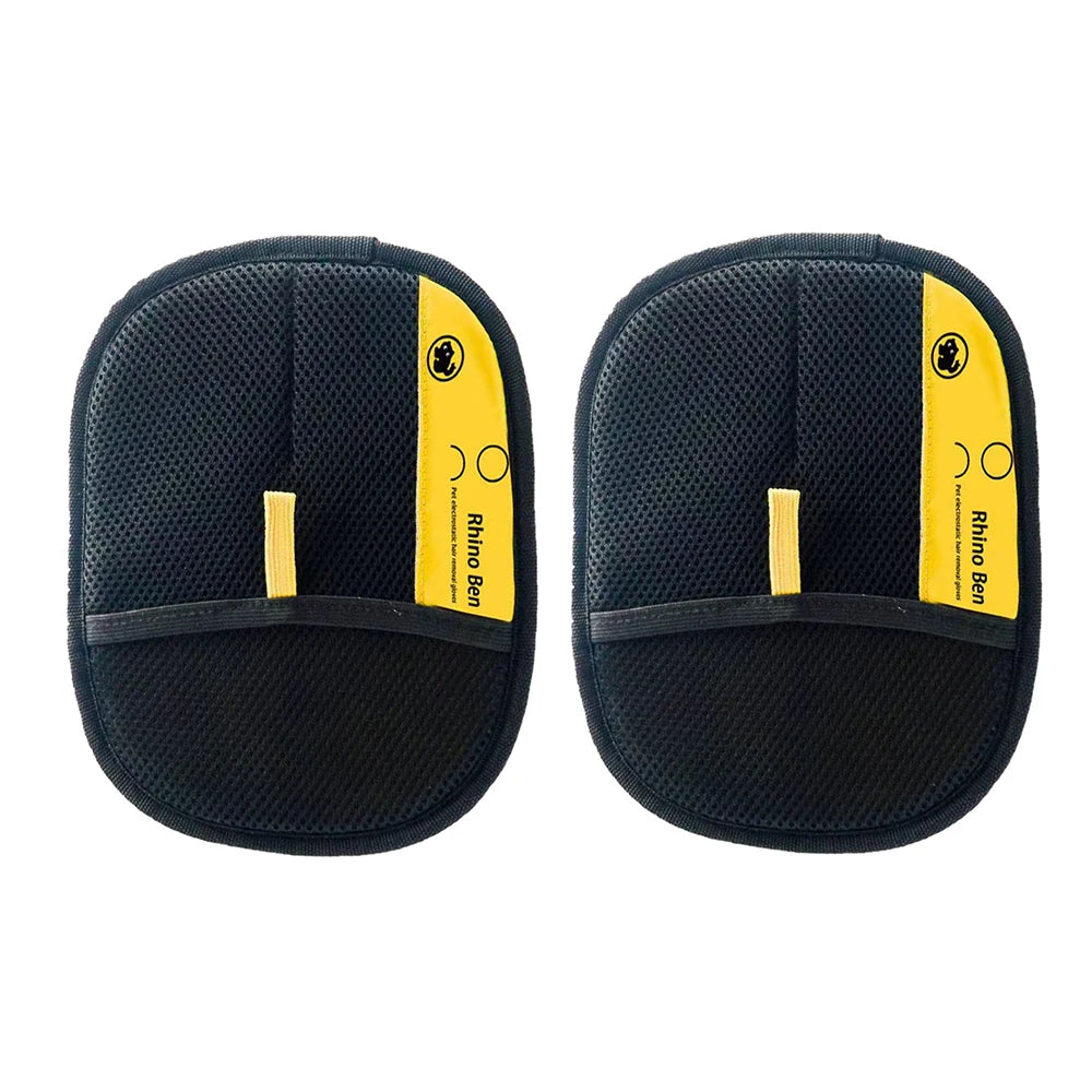 Pet Grooming Gloves – Static Hair Remover Brush for Dogs & Cats Hair Remover Brush Removing Dog Cat Hair From Sofa Carpet Clothes